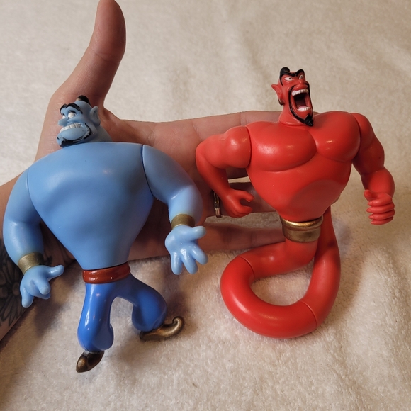 Vintage Disney 18 peice Alladin full cast set action figures and extras - Picture 15 of 16